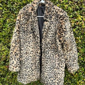 Fuzzy Cheetah Print Jacket 🐆